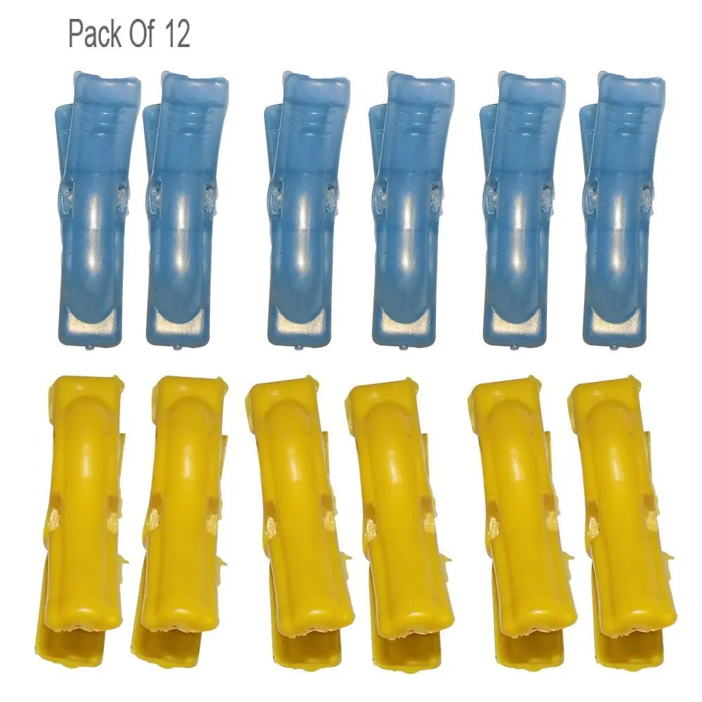 0332 Multipurpose Plastic Clothes Pegs / Hanging Clips / Cloth Drying Clips - 12 pcs (Round)