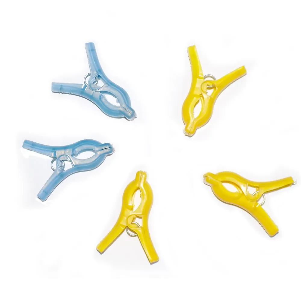 0332 Multipurpose Plastic Clothes Pegs / Hanging Clips / Cloth Drying Clips - 12 pcs (Round)
