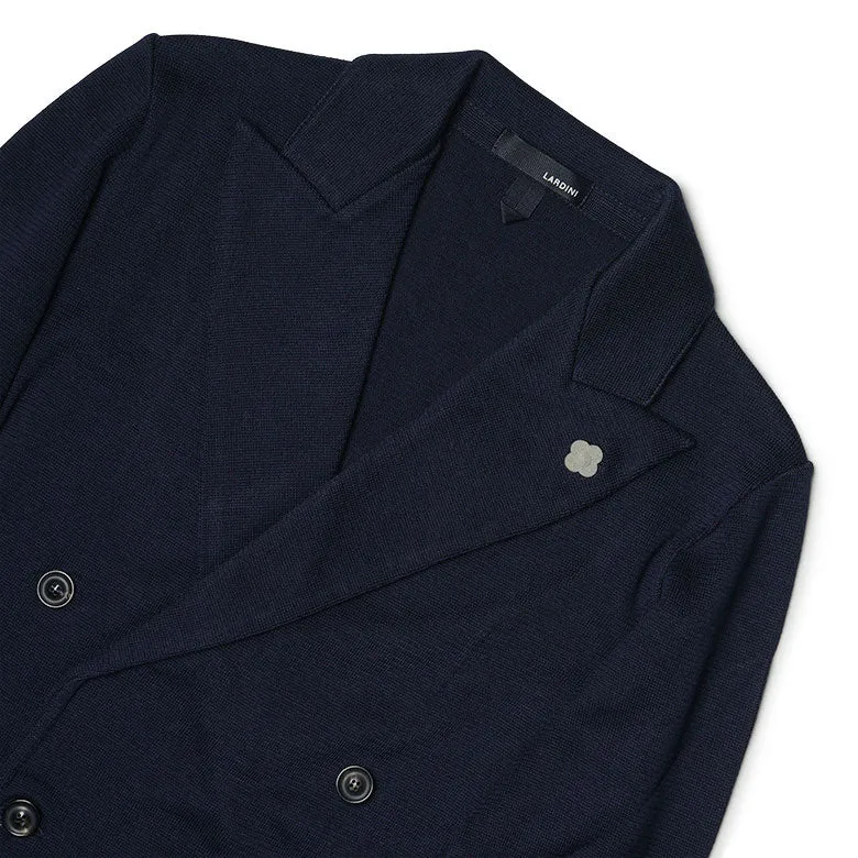 【78800円→39400円】LARDINI ラルディーニ ニットジャケット ダブル 春夏 ジャケット ドライコットン サマーニット