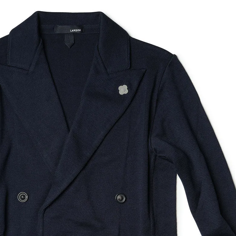 【78800円→39400円】LARDINI ラルディーニ ニットジャケット ダブル 春夏 ジャケット ドライコットン サマーニット