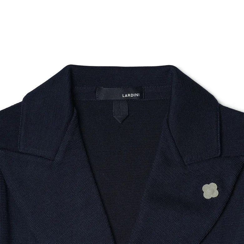 【78800円→39400円】LARDINI ラルディーニ ニットジャケット ダブル 春夏 ジャケット ドライコットン サマーニット