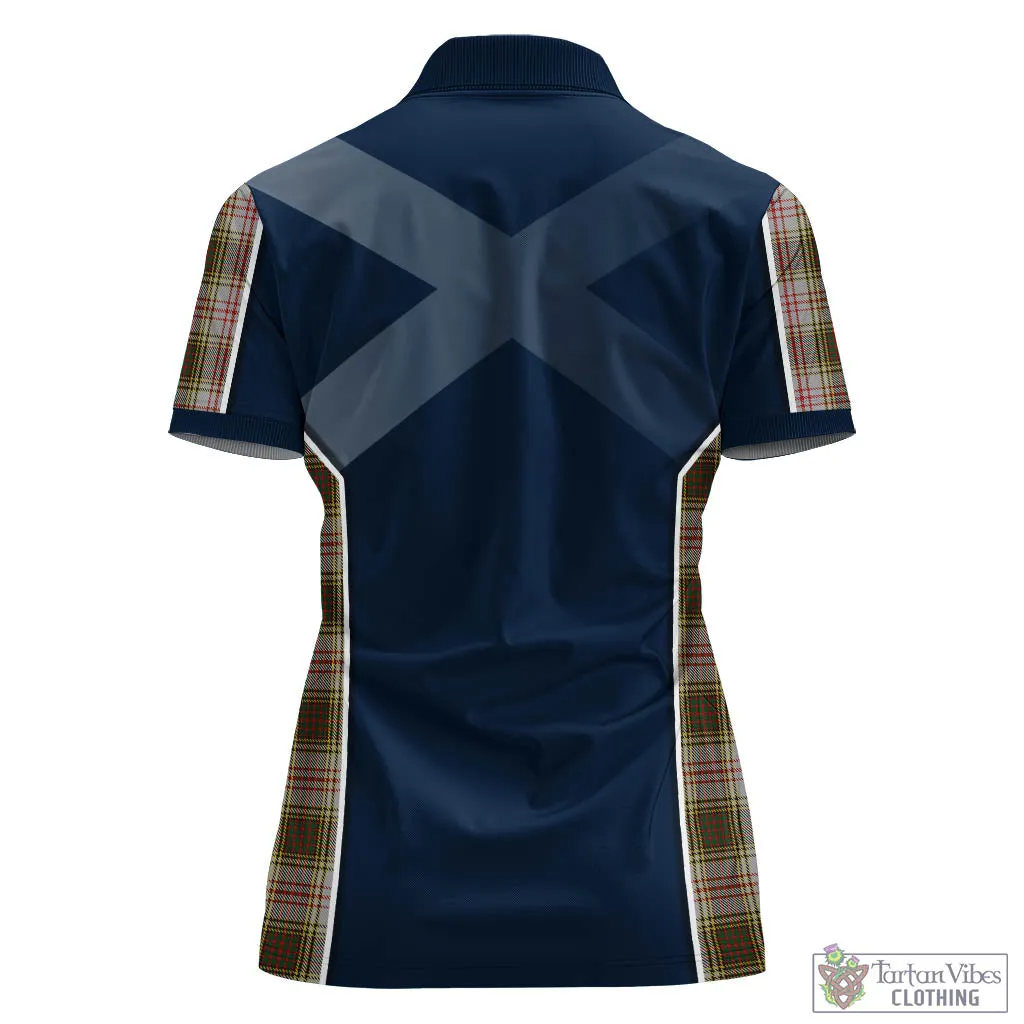 Anderson Dress Tartan Women's Polo Shirt with Family Crest and Lion Rampant Vibes Sport Style