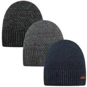Barts Mens Noar Fine Knitted Fleece Lined Beanie