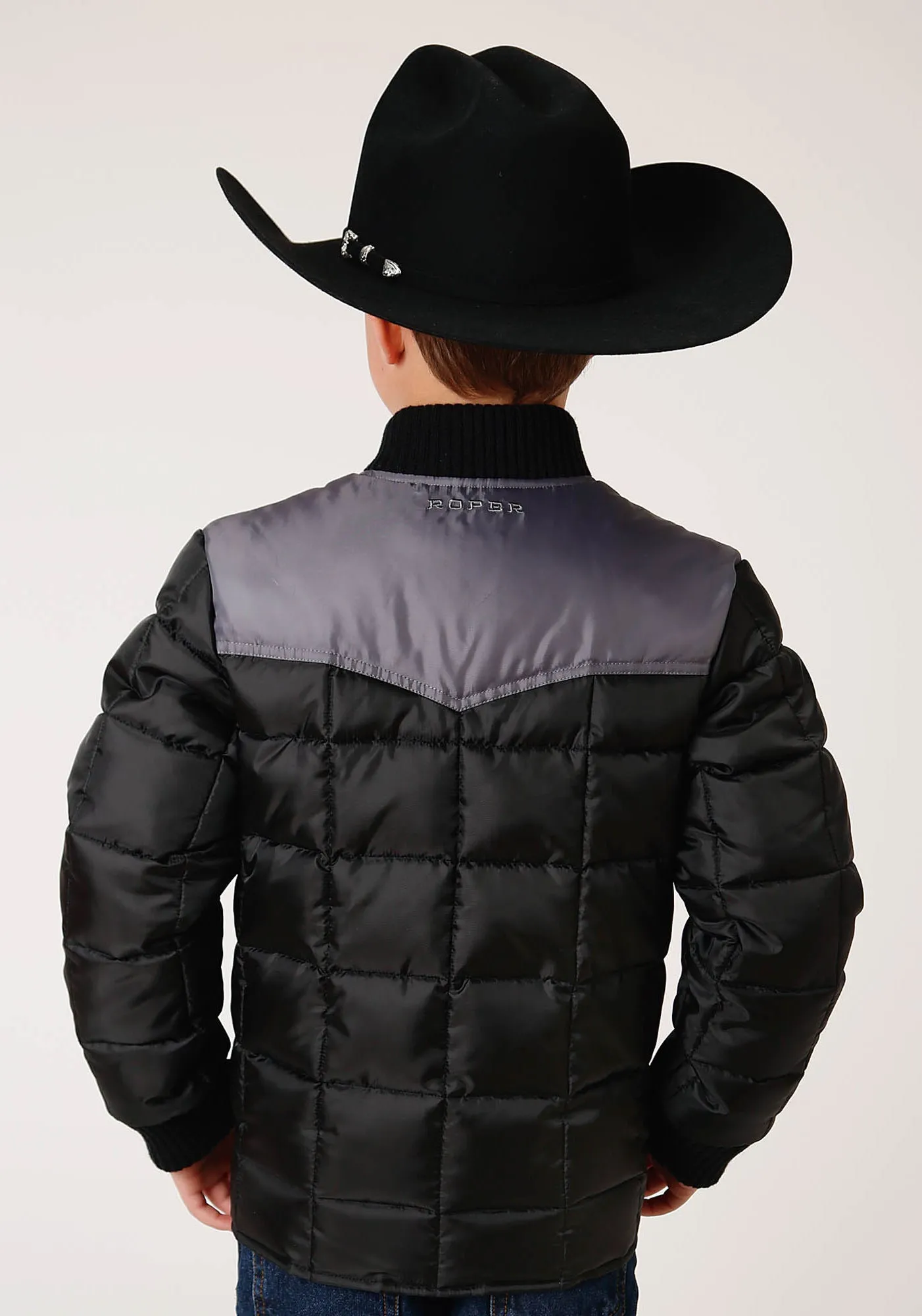 BOYS  QUILTED POLY FILLED WESTERN JACKET
