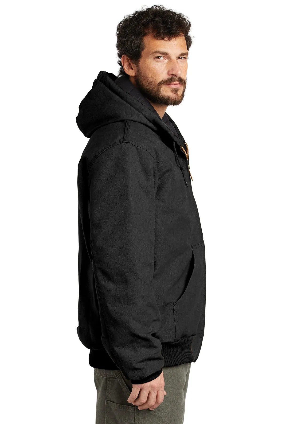 Carhartt ® Quilted-Flannel-Lined Duck Active Jac. CTSJ140
