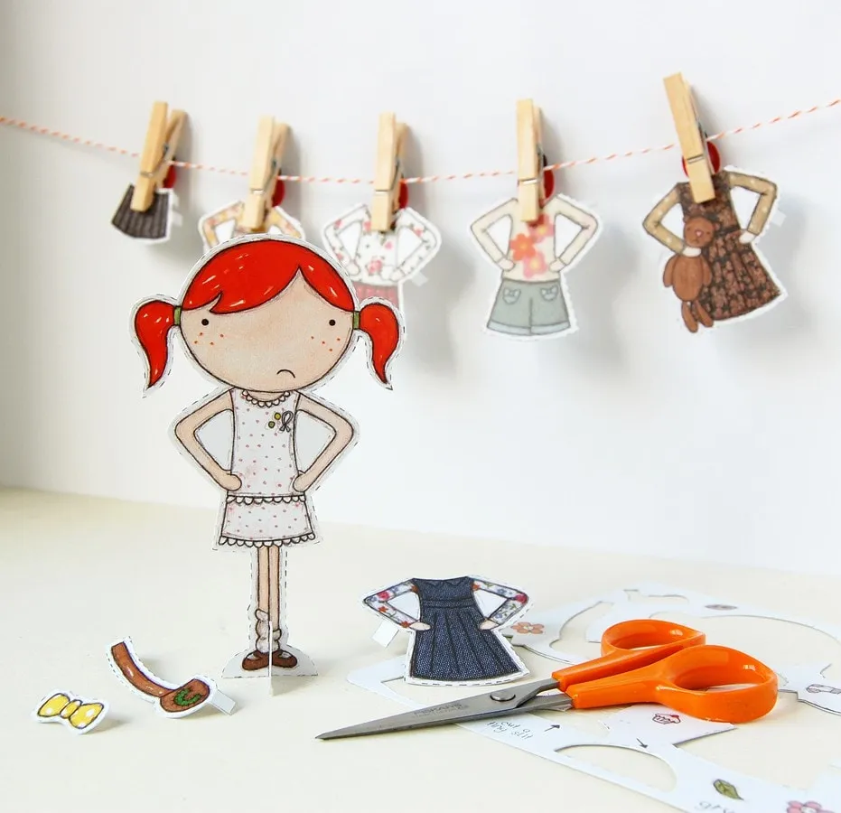Clara Paper Doll Signature Outfits