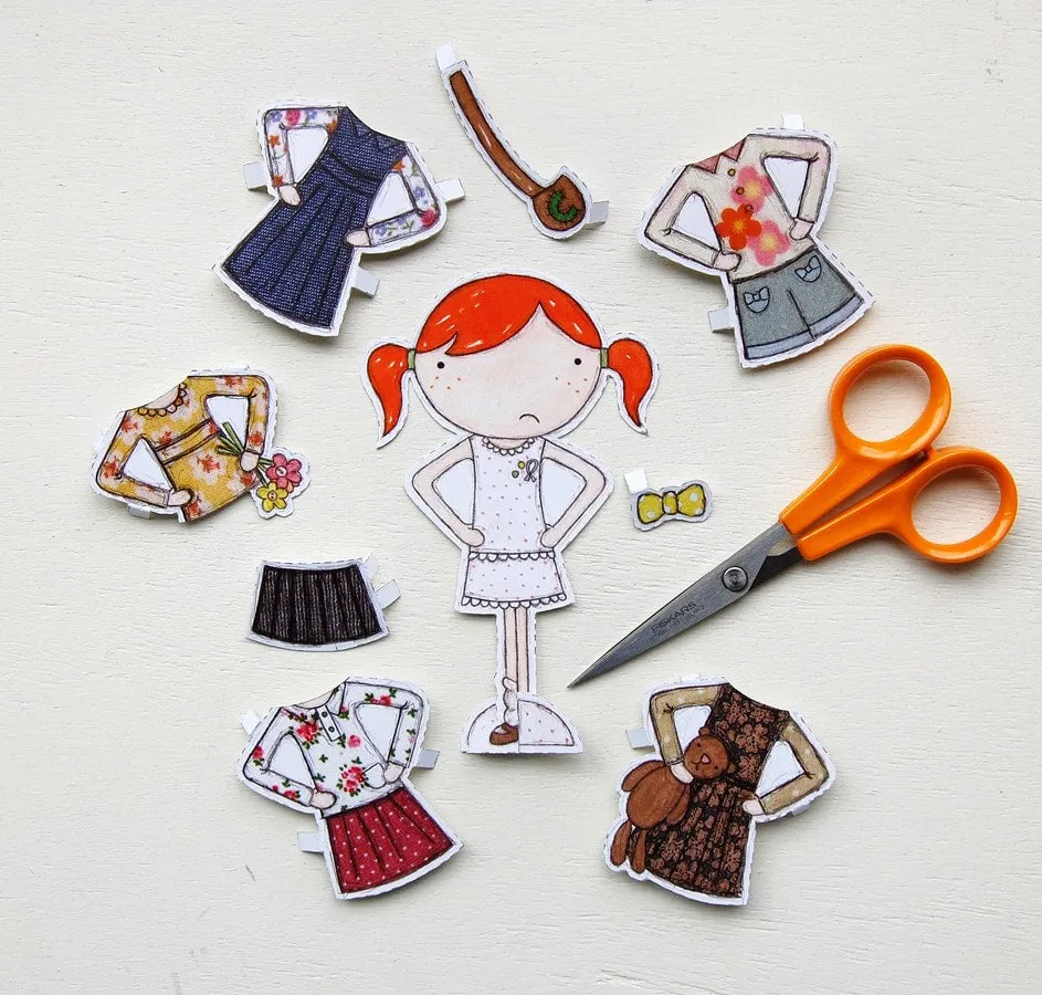 Clara Paper Doll Signature Outfits
