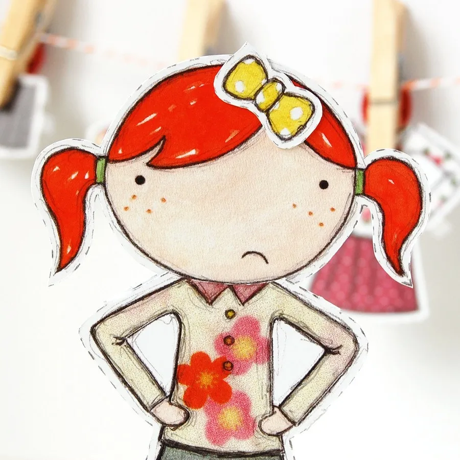 Clara Paper Doll Signature Outfits