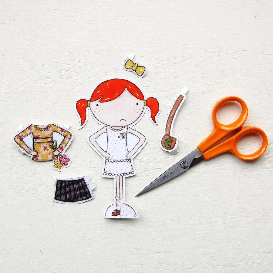Clara Paper Doll Signature Outfits