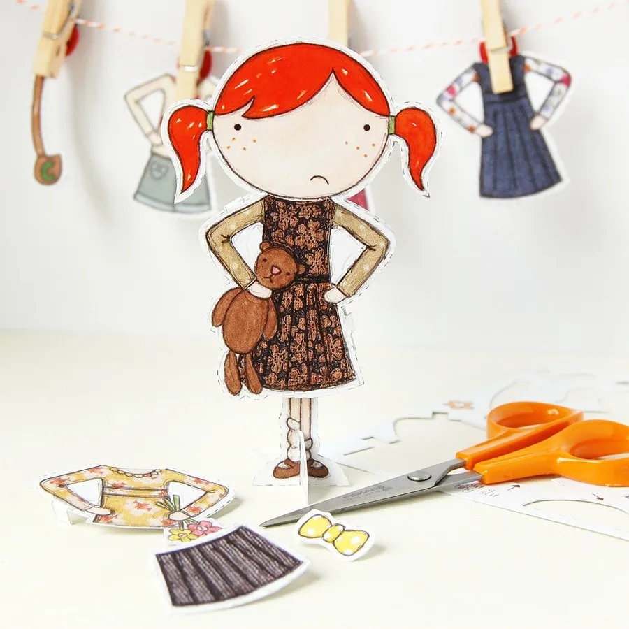 Clara Paper Doll Signature Outfits