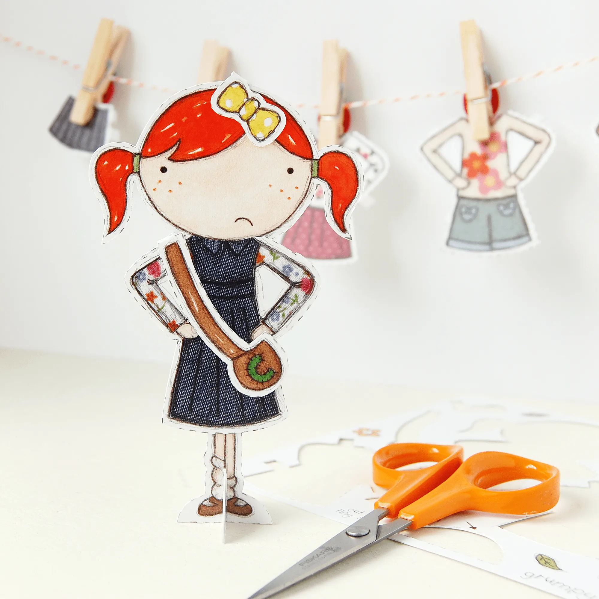 Clara Paper Doll Signature Outfits