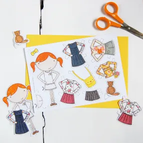 Clara Paper Doll Signature Outfits
