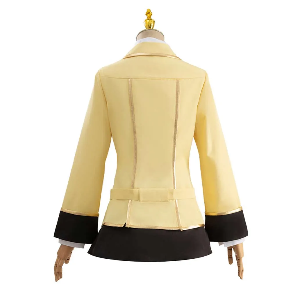 Code Geass C.C. Yellow Uniform Party Carnival Halloween Cosplay Costume