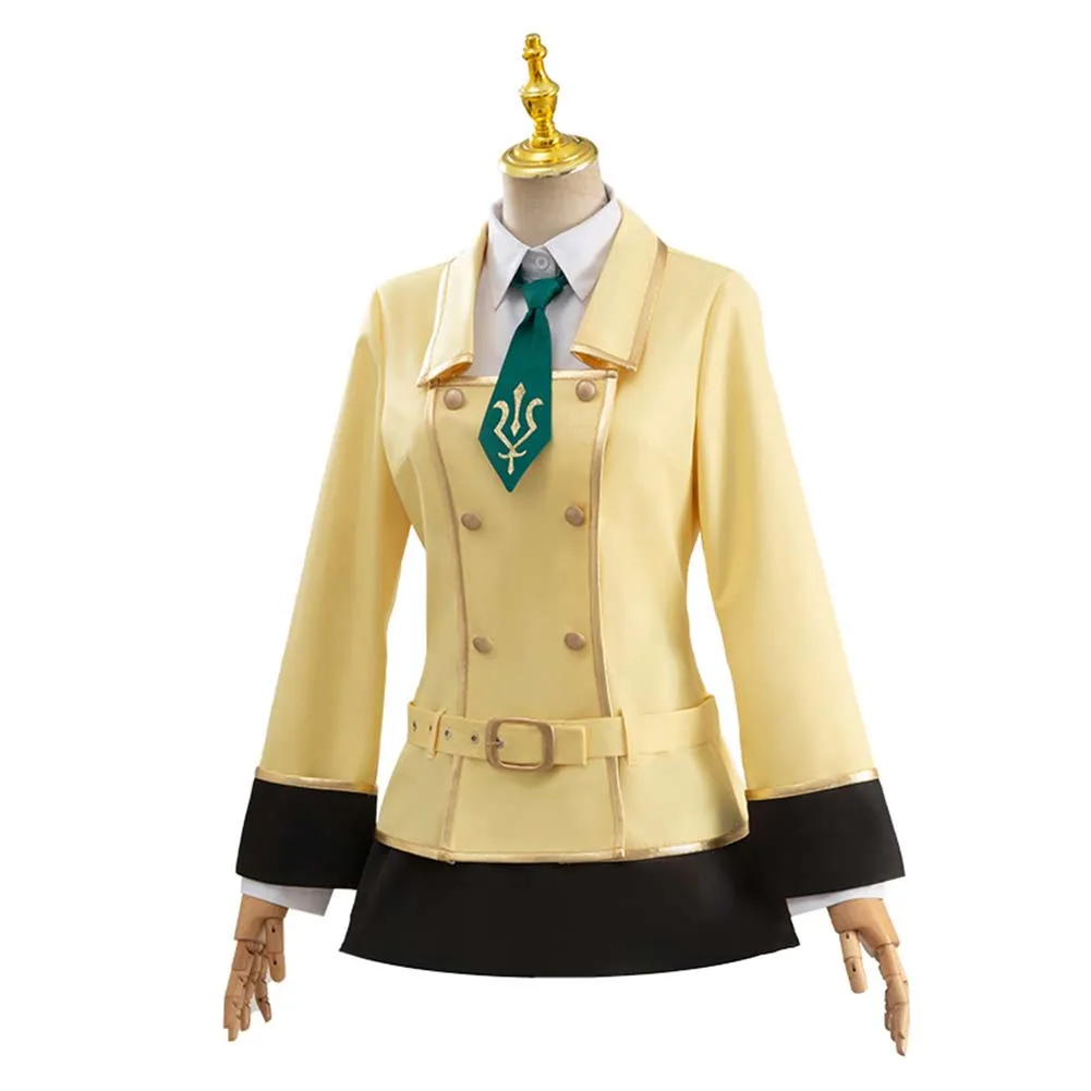 Code Geass C.C. Yellow Uniform Party Carnival Halloween Cosplay Costume