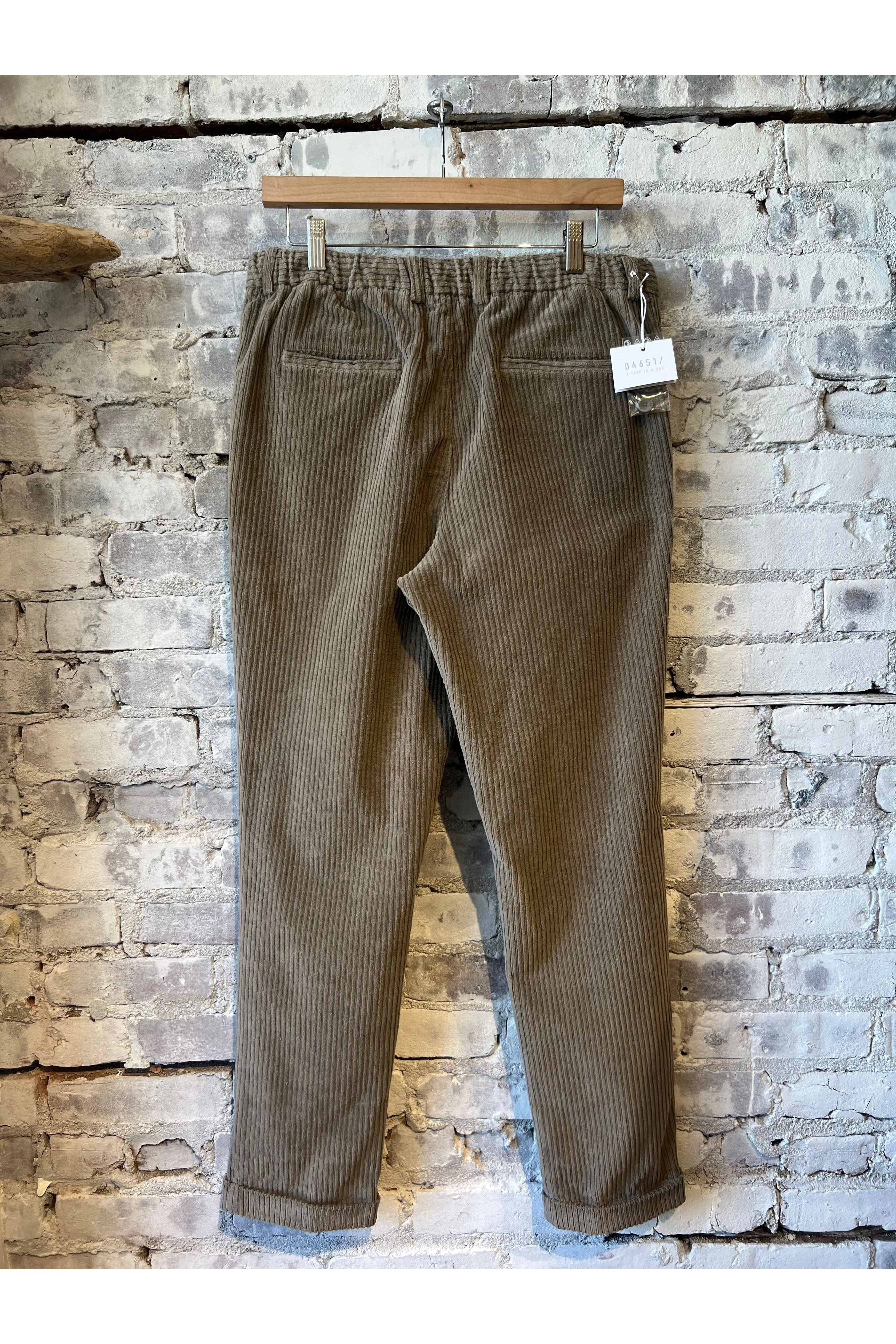 Corduroy Jogger - Taupe
