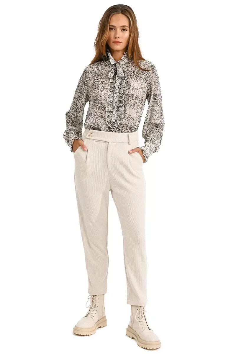 Corduroy Pants in Off White
