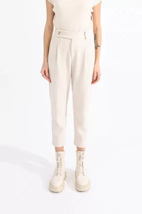 Corduroy Pants in Off White