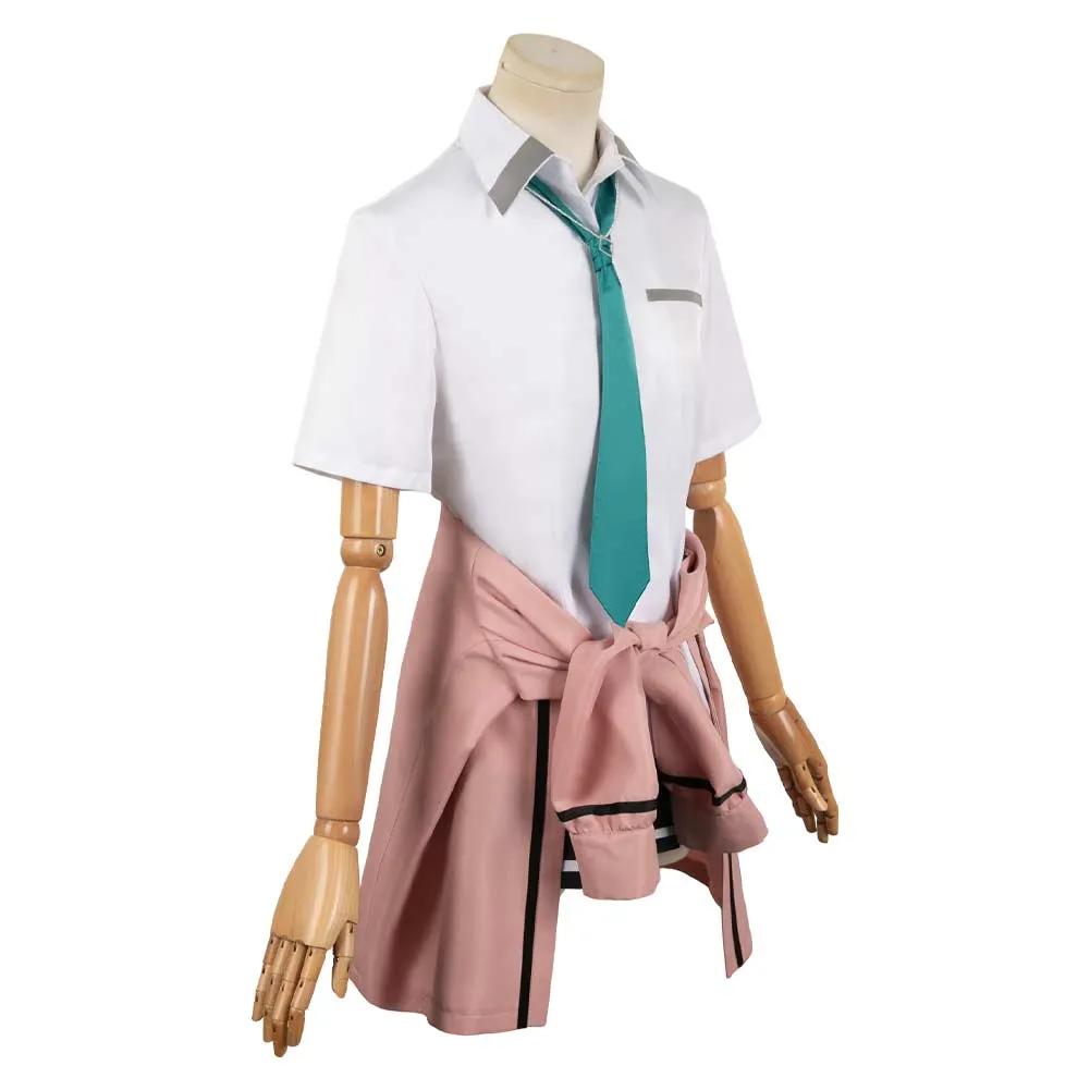 Days with My Stepsister Saki Ayase Women Pink Outfit Party Carnival Halloween Cosplay Costume