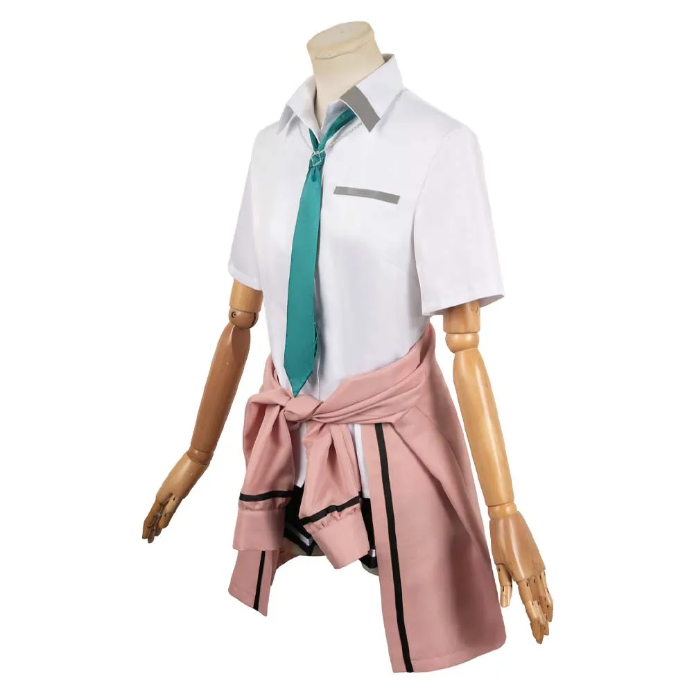 Days with My Stepsister Saki Ayase Women Pink Outfit Party Carnival Halloween Cosplay Costume