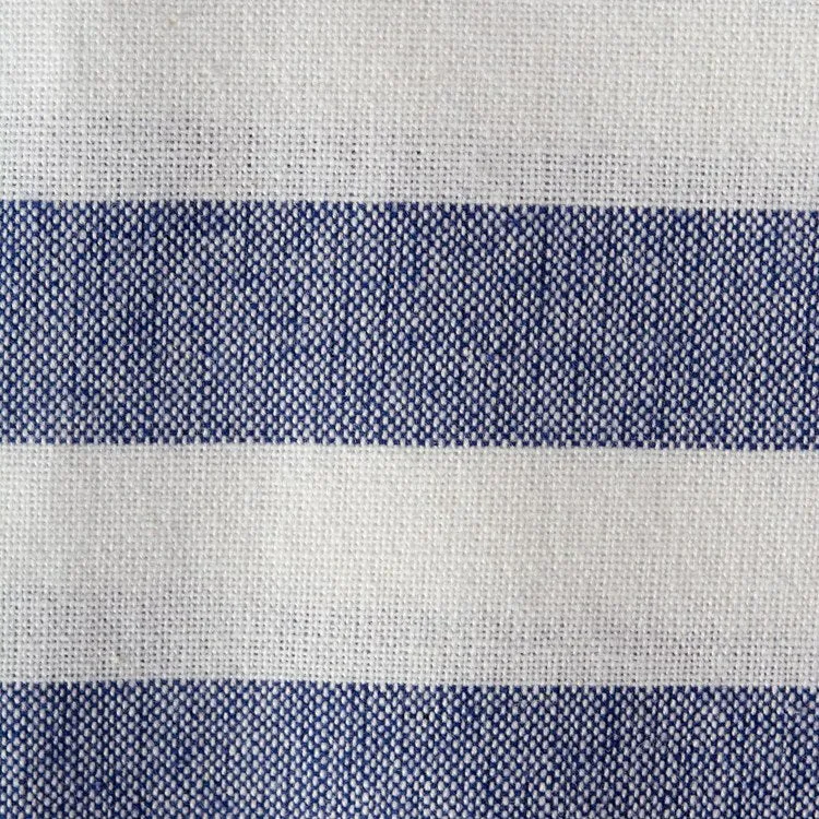 DII Nautical Blue 1" Stripe Fouta Towel