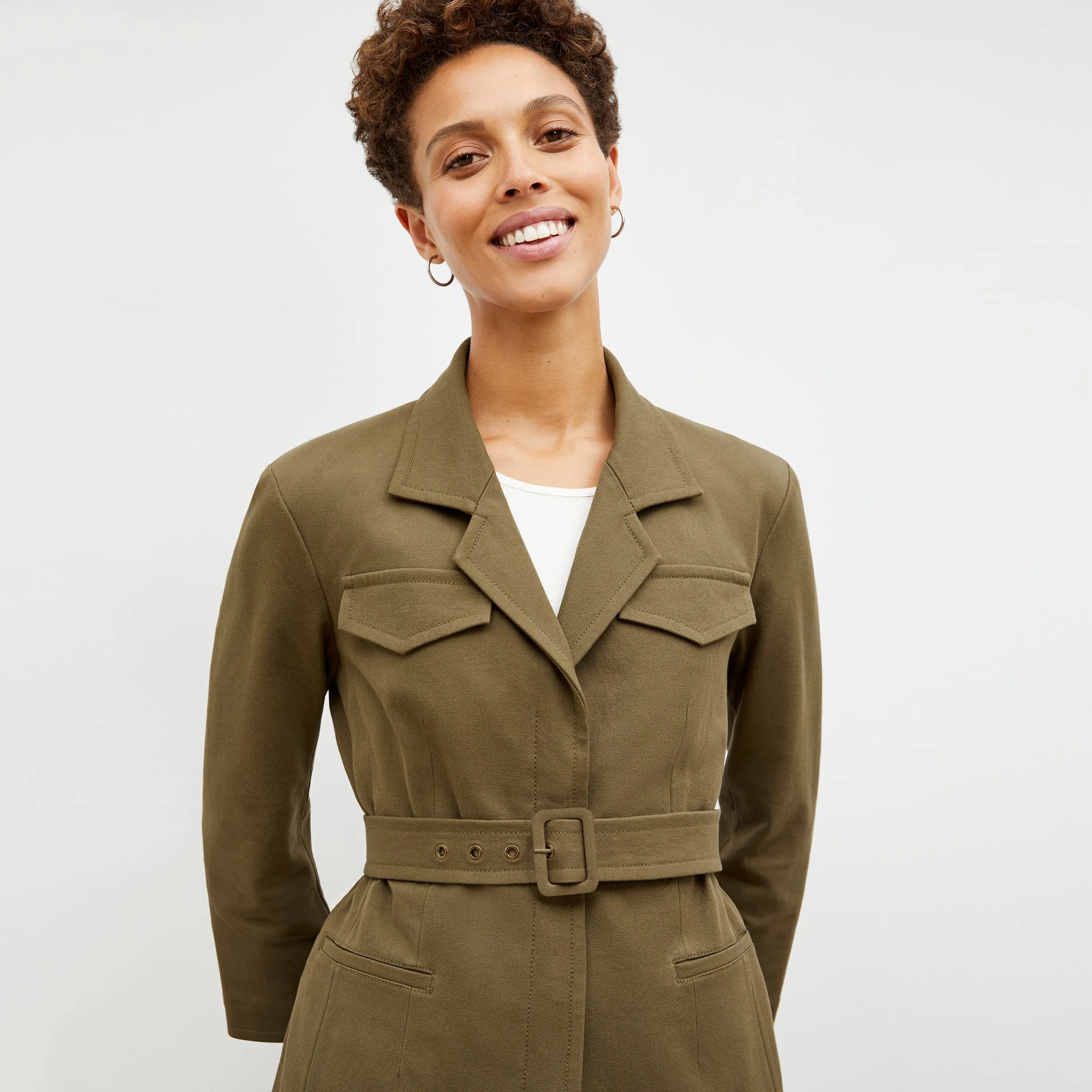 Emalis Jacket - Eco Better Than Denim :: Oregano