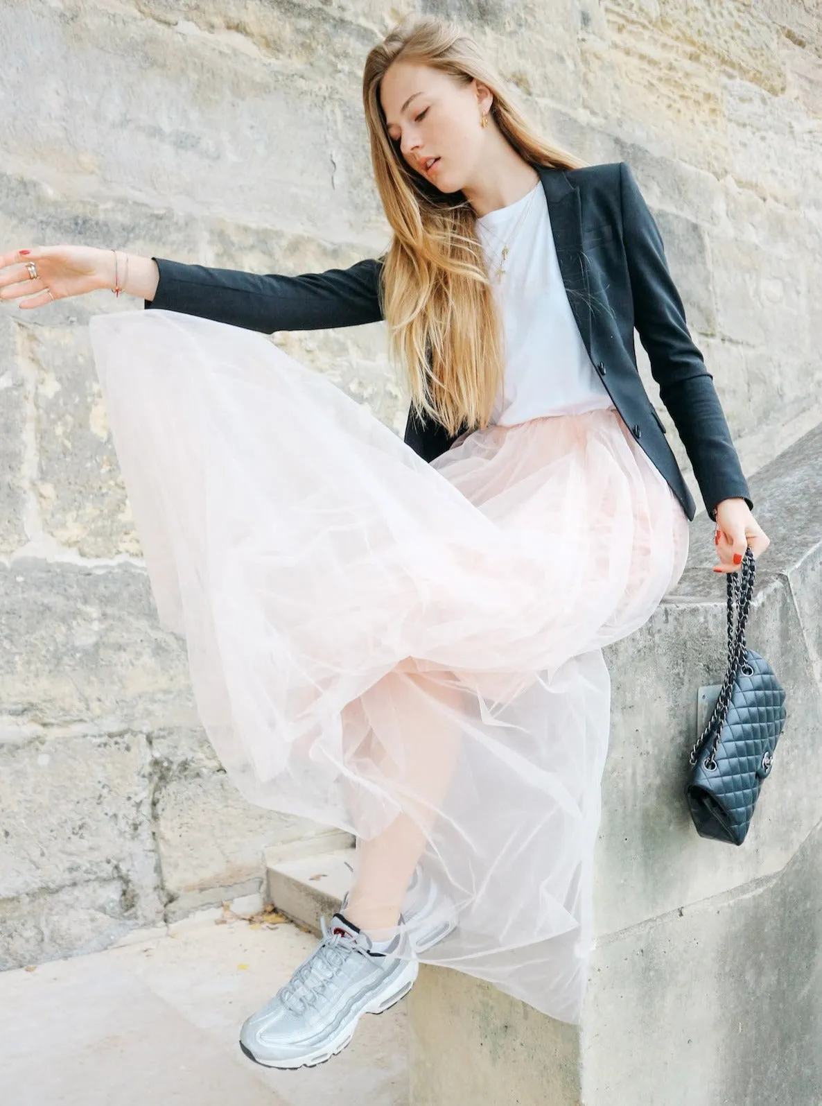 Gala Powder Tulle skirt