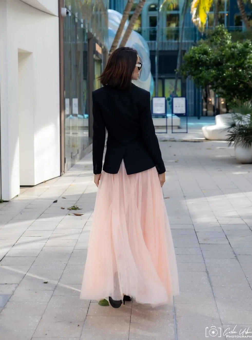 Gala Powder Tulle skirt