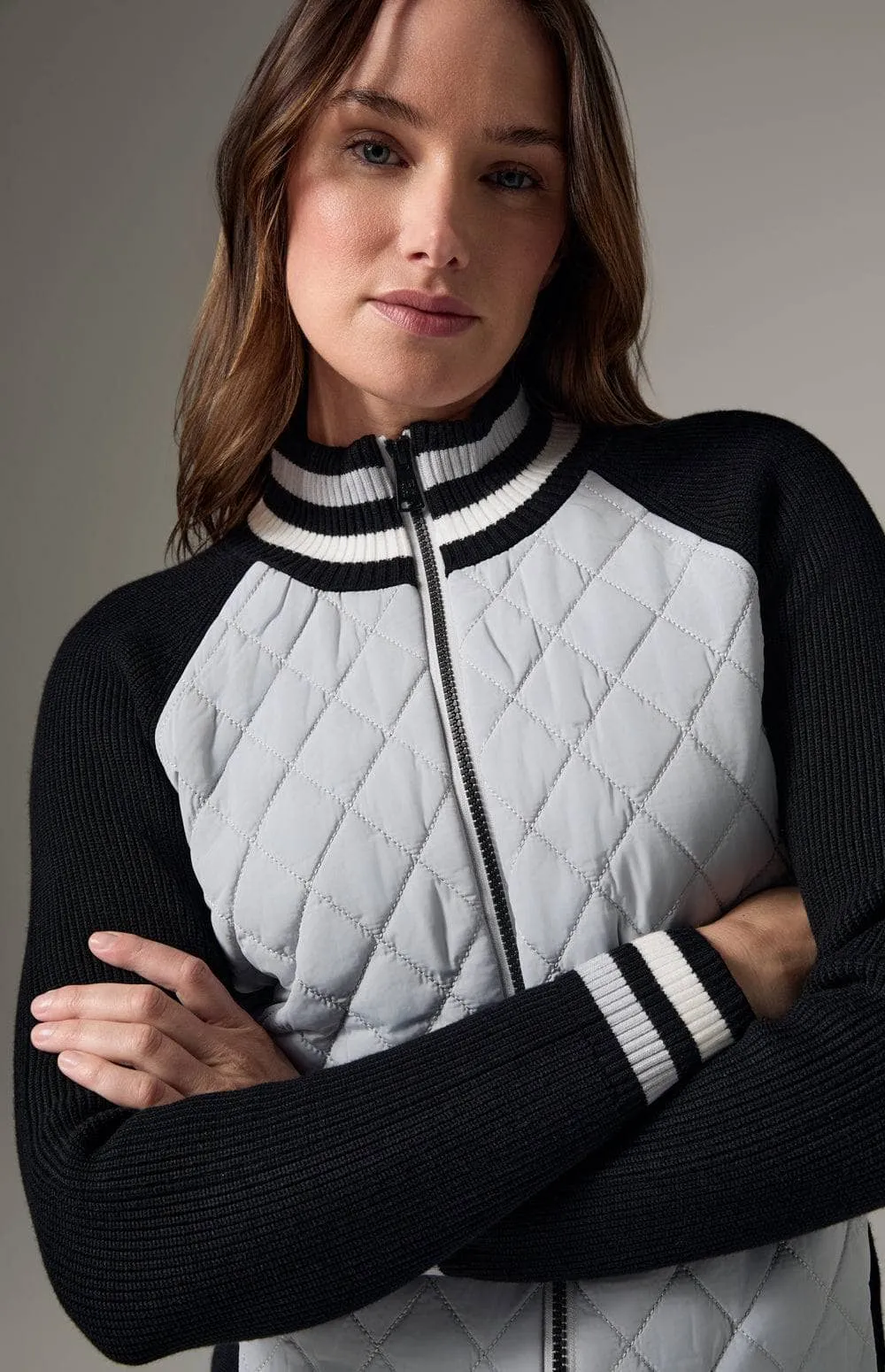 Harlow Quilted Jacket | Silver