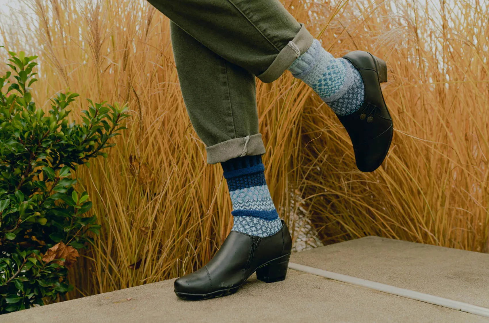 Horizon Recycled Cotton Crew Socks