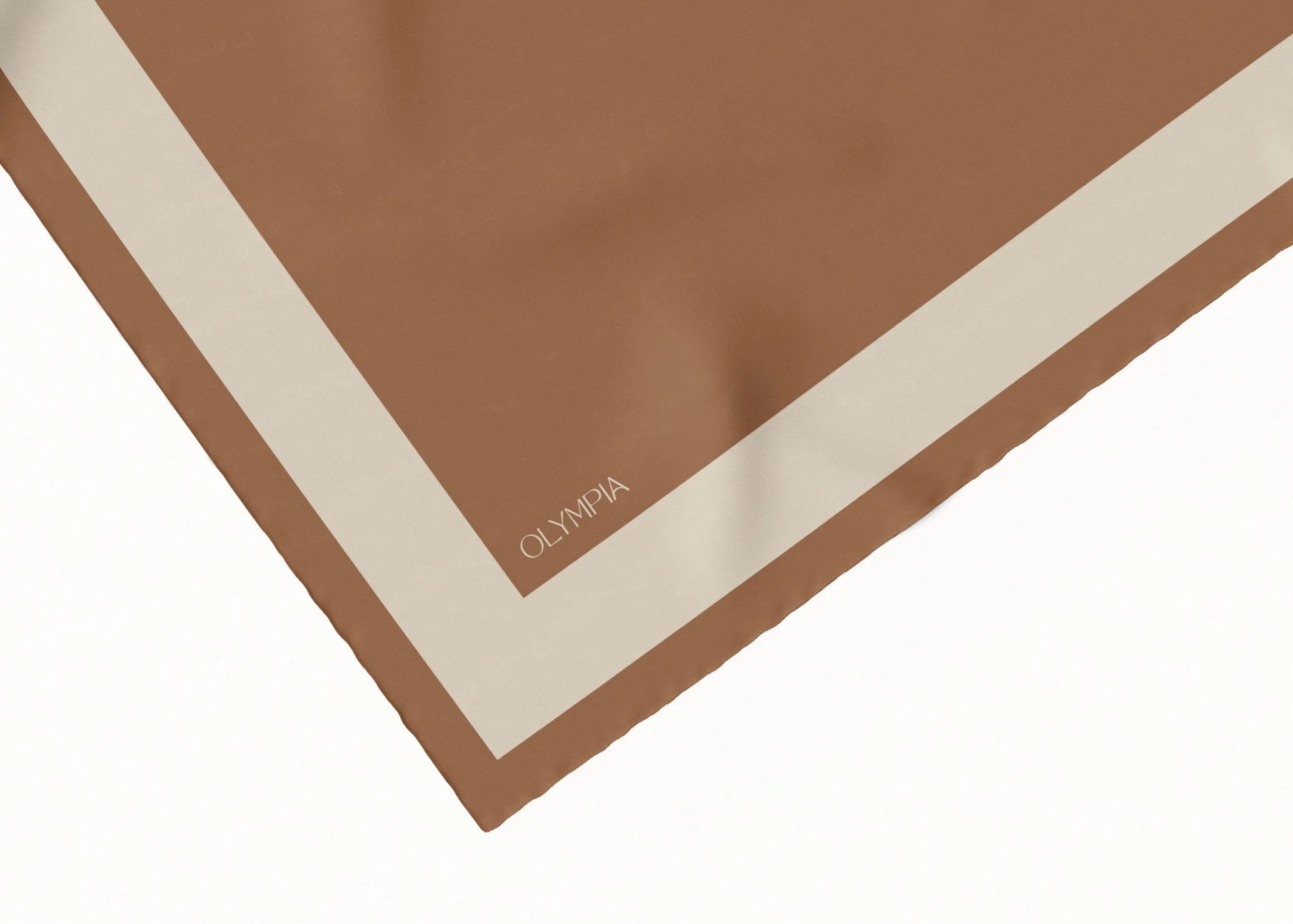 Imelda Tan/Sand Silk Scarf - 89x89cm - Imperfect