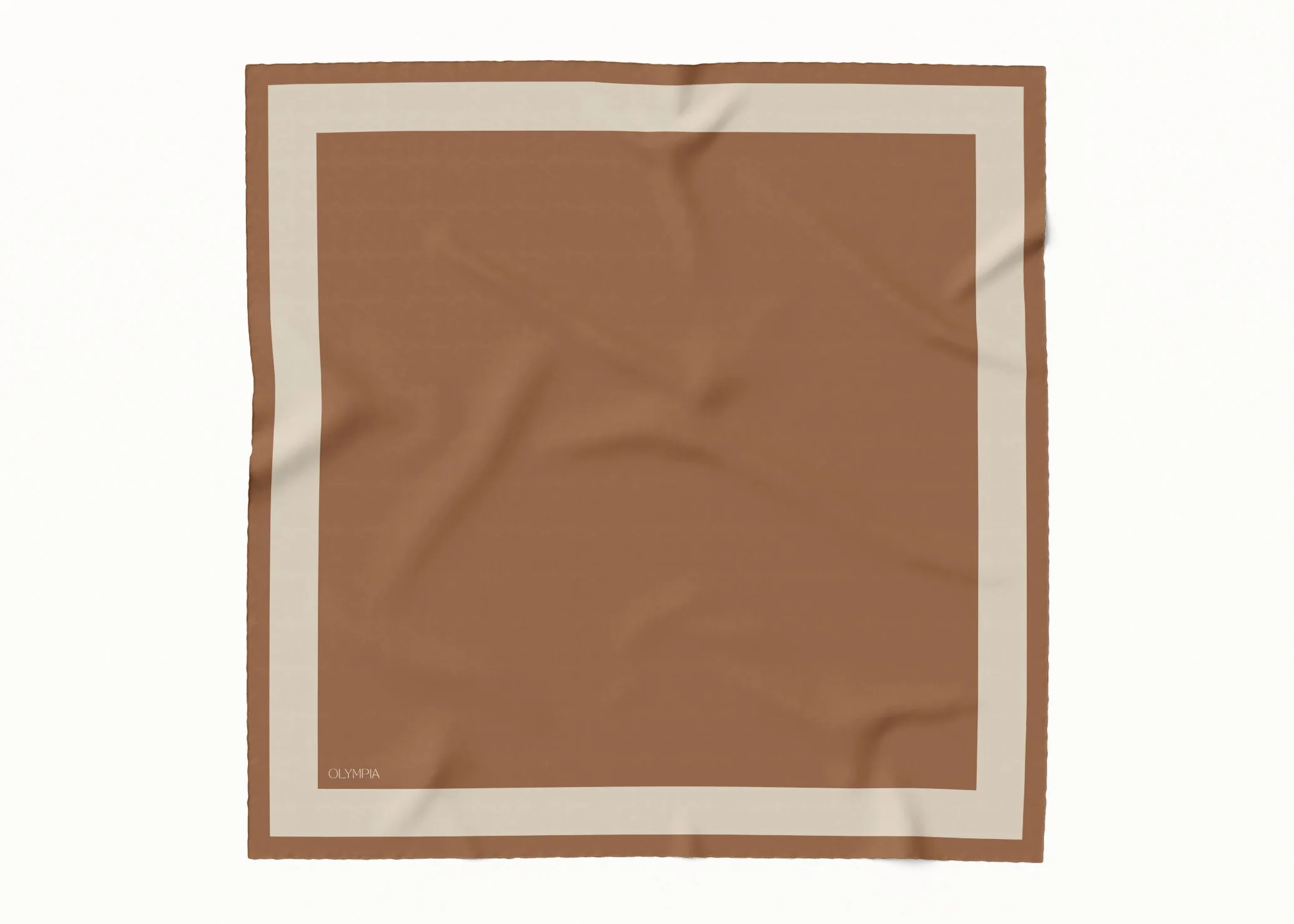Imelda Tan/Sand Silk Scarf - 89x89cm - Imperfect