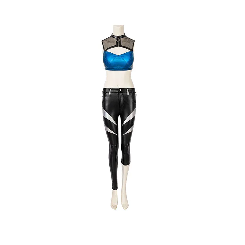 KDA Akali Cosplay League Of Legends LOL Costume Sexy Bodysuit Uniform