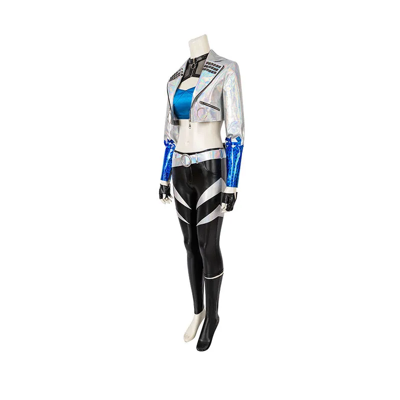 KDA Akali Cosplay League Of Legends LOL Costume Sexy Bodysuit Uniform
