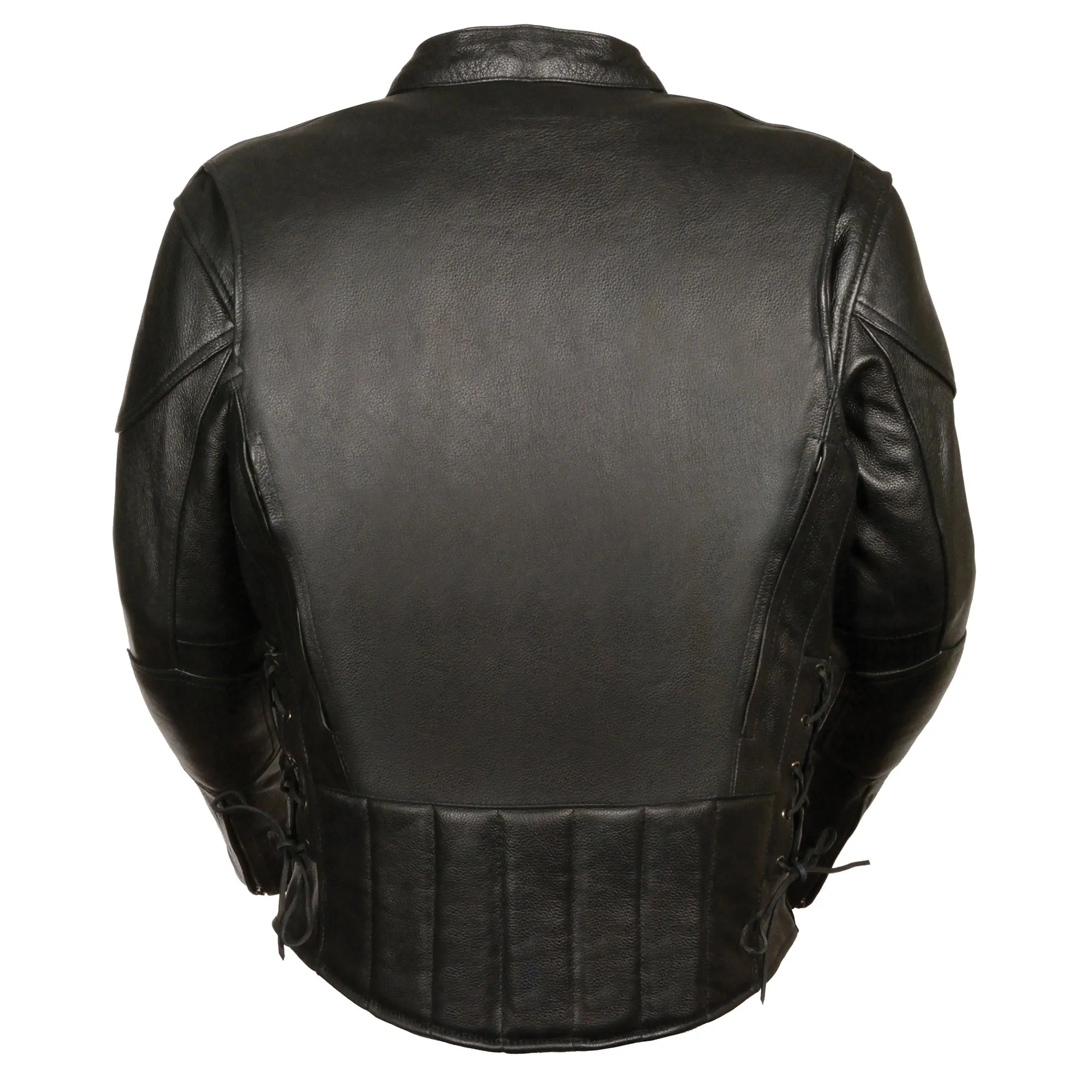 Men's Side Lace Vented Scooter Jacket-Tall