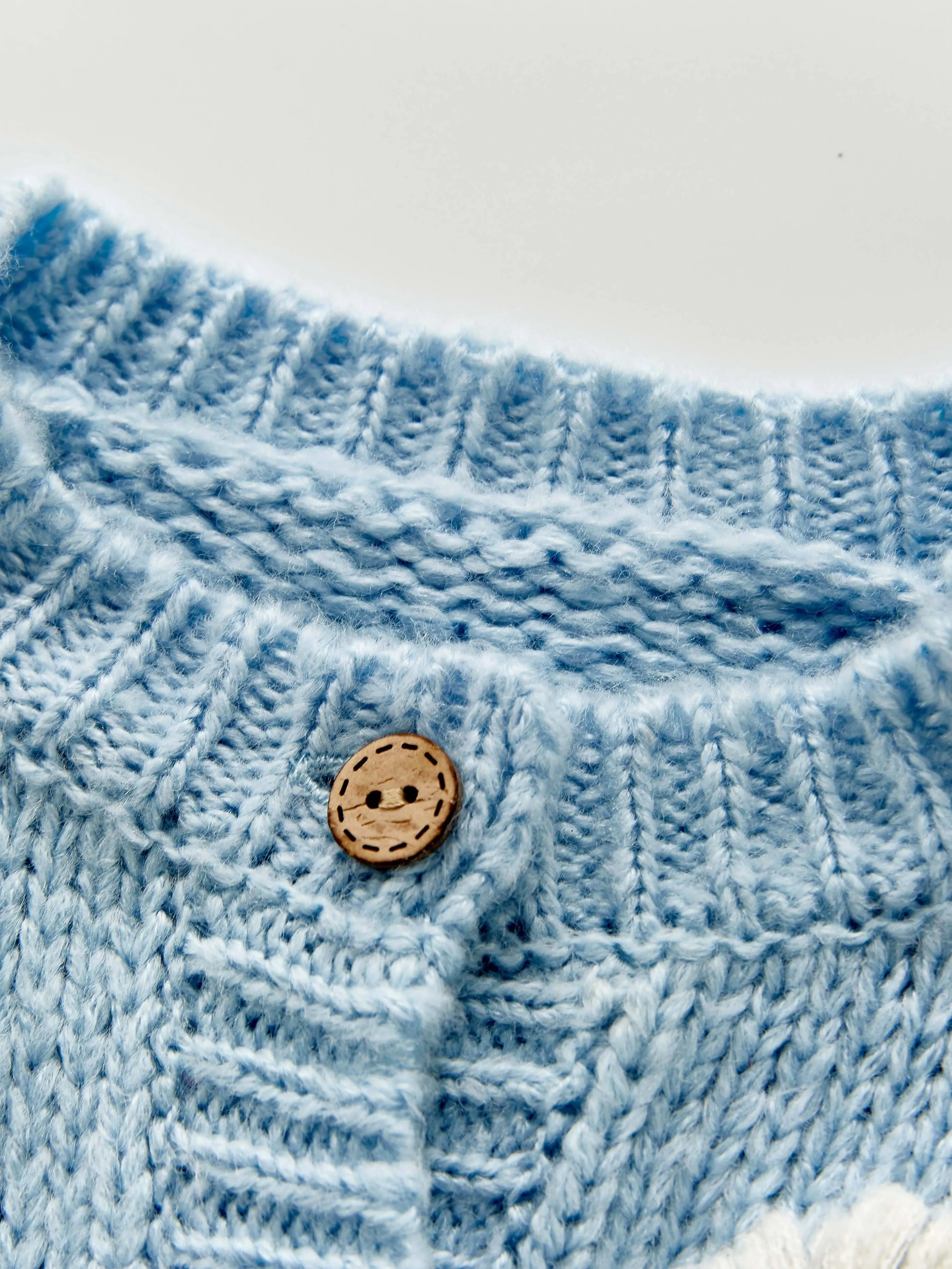 Newborn Baby Girls Knit Cardigan Sweater, Infant Button Down Sweater, Daisy Print Top Baby Clothes