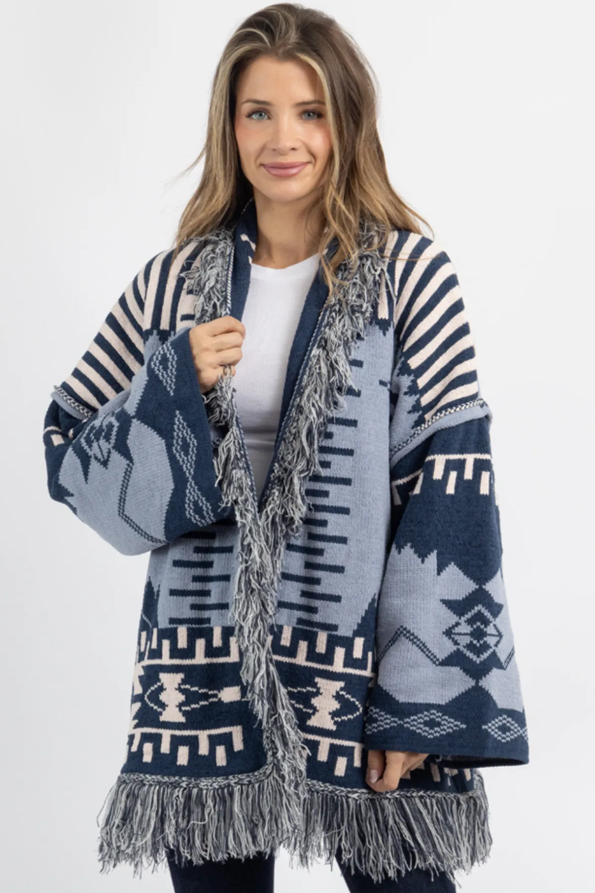 OXFORD SKY   INDIGO SWEATER