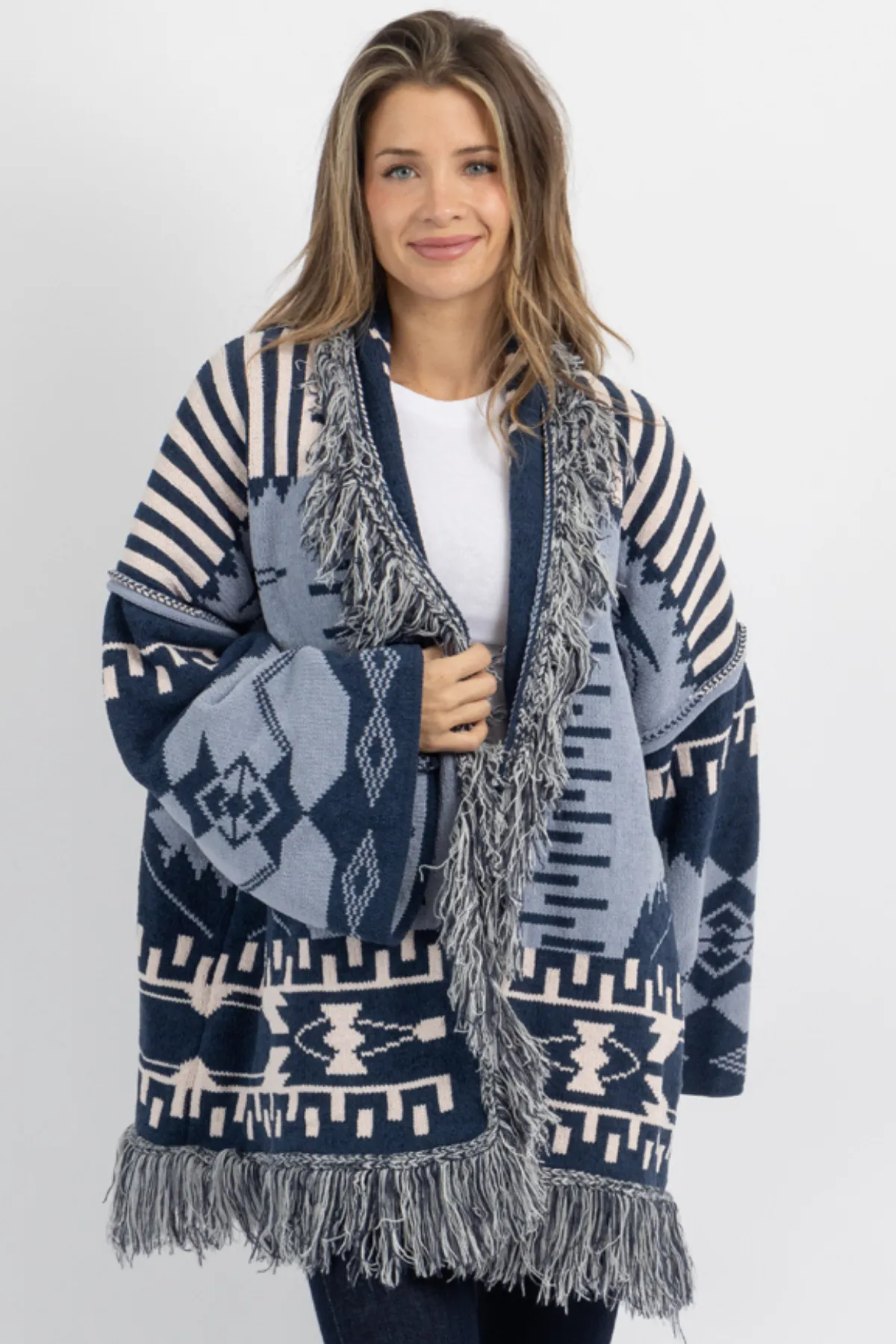 OXFORD SKY   INDIGO SWEATER