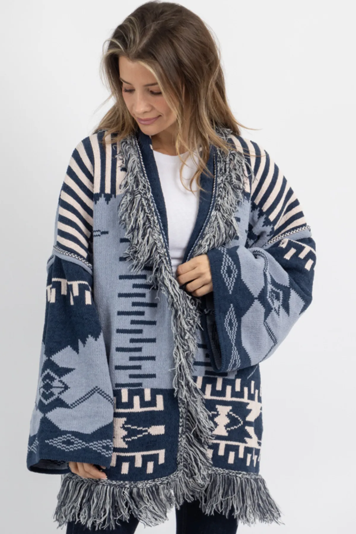 OXFORD SKY   INDIGO SWEATER