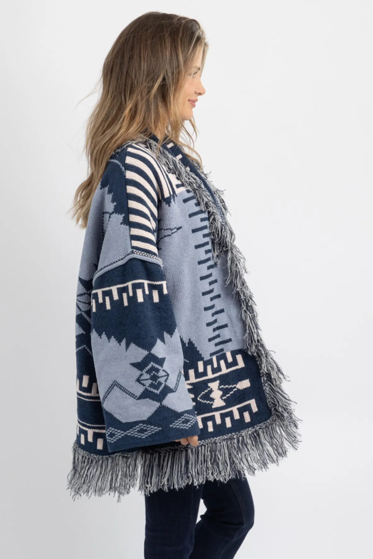 OXFORD SKY   INDIGO SWEATER