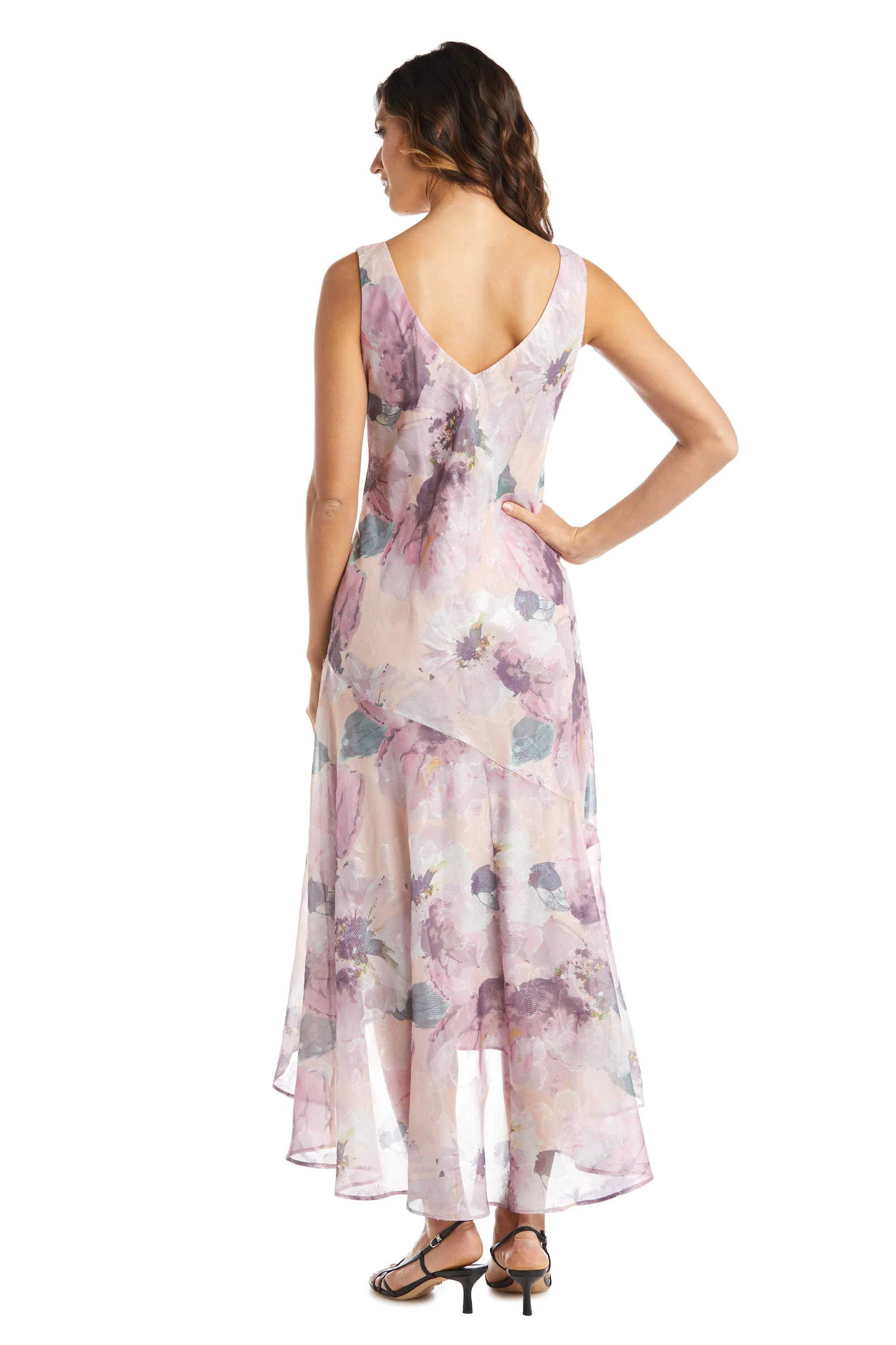 Petite Chiffon Two-Piece Jacket Dress Set