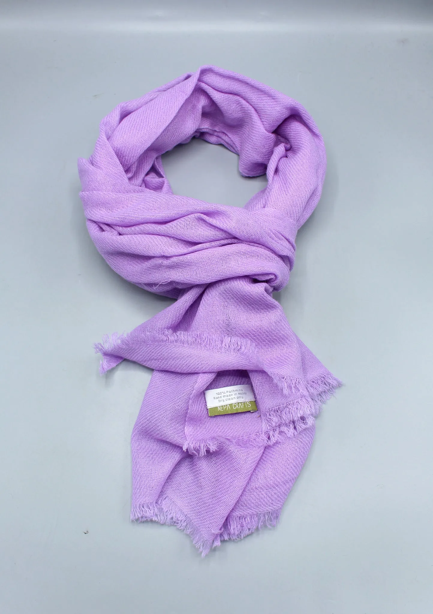 Pretty Orchid Pure Pashmina Shawl