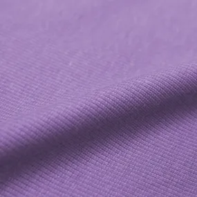 recycled cotton rib knit - lavender