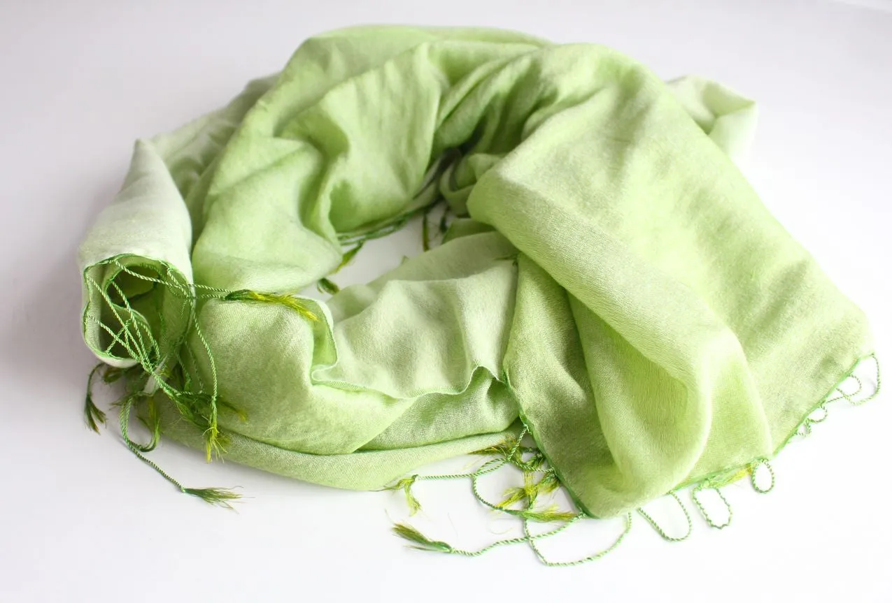 Smooth Silky Kale Water Pashmina Stoles