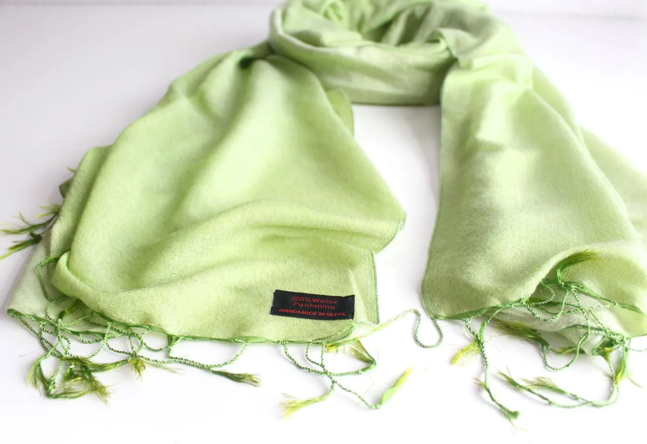 Smooth Silky Kale Water Pashmina Stoles
