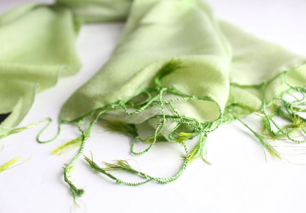 Smooth Silky Kale Water Pashmina Stoles