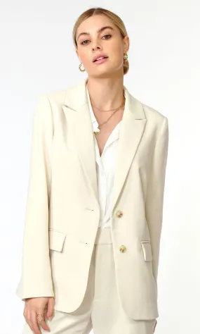 Stella Tailored Blazer ~ Bone