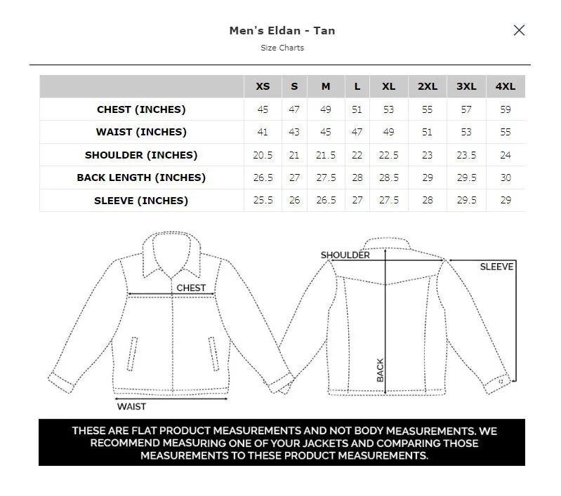 STS Ranchwear Mens Eldan Canvas 100% Polyester Chore Jacket