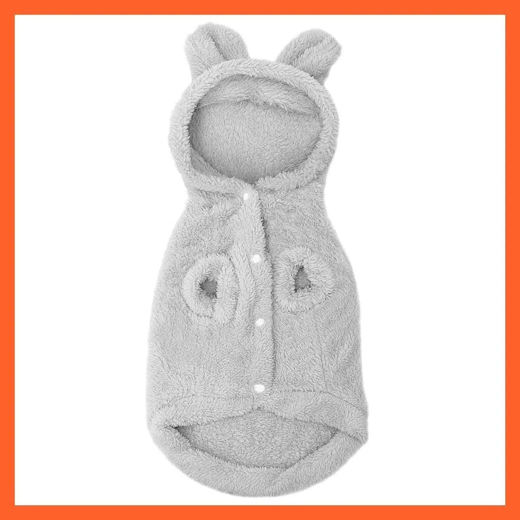 Warm Clothes For Cats And Small Dogs | Fleece Clothes For Pets