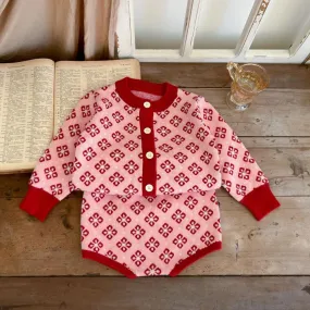 Winter Baby Girls Knit Cardigan Western-style Coat   Shorts Set Wholesale Girls Clothes