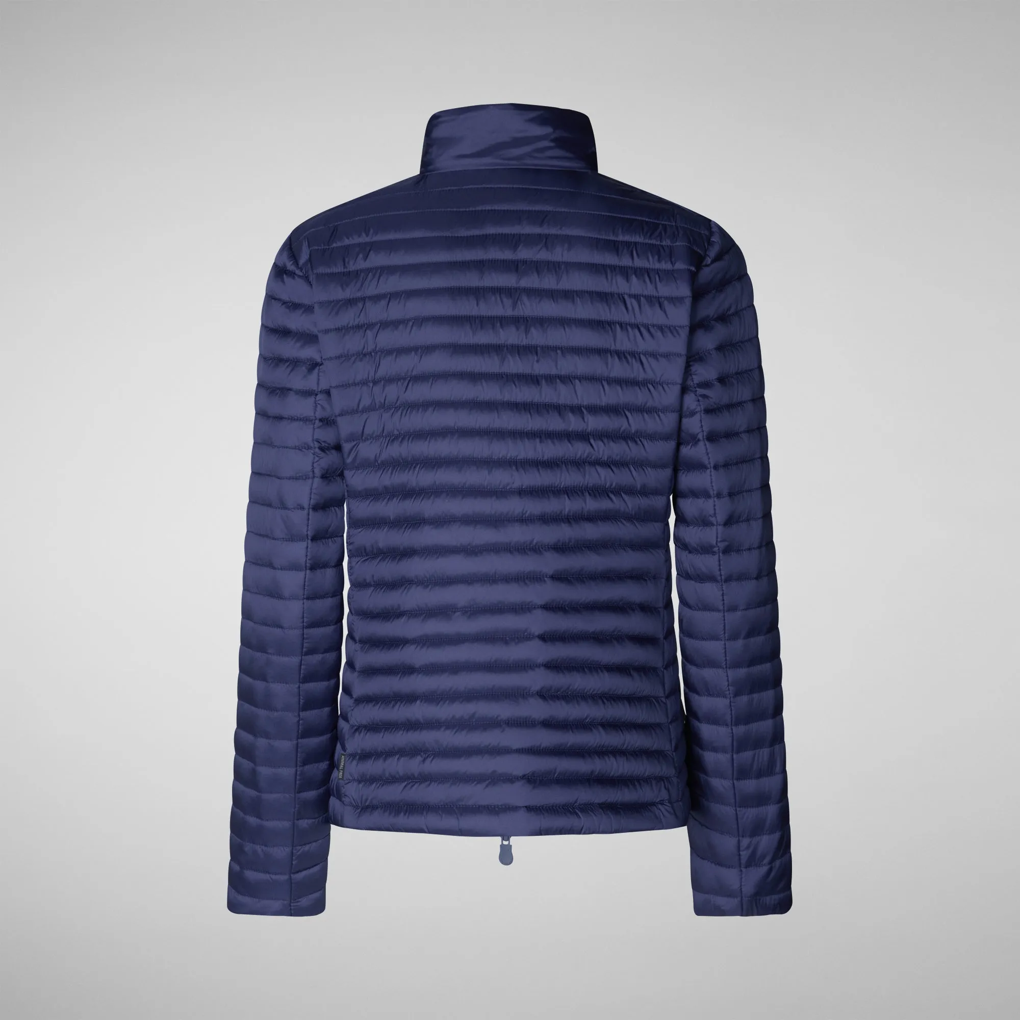 Woman's animal free puffer jacket andreina in navy blue